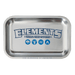 Elements Small Silver Metal Rolling Tray - VIR Wholesale