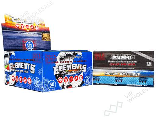 ELEMENTS x ZUSHI KING SIZE WIDE ROLLING PAPERS - VIR Wholesale