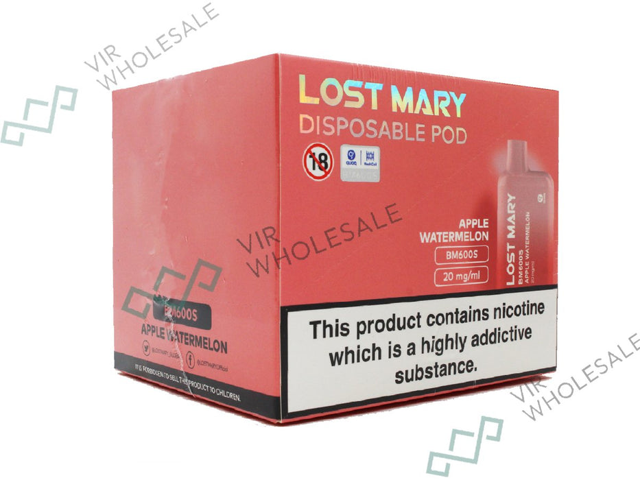 ELF BAR LOST MARY BM600 Disposable Vape - 20mg - 10 Vapes Per Box - VIR Wholesale