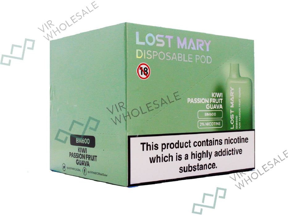 ELF BAR LOST MARY BM600 Disposable Vape - 20mg - 10 Vapes Per Box - VIR Wholesale