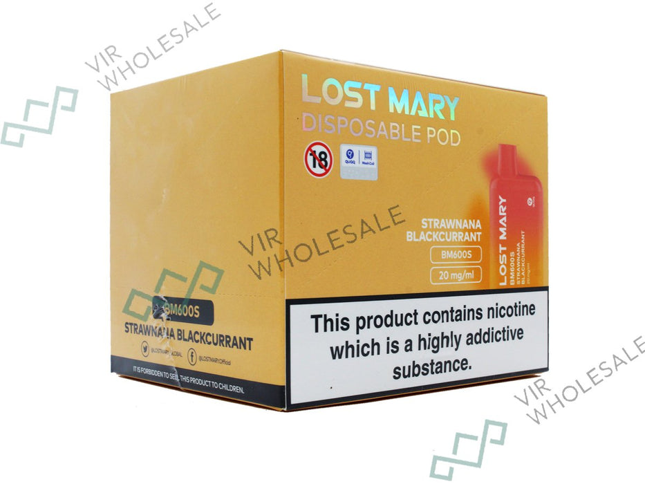 ELF BAR LOST MARY BM600 Disposable Vape - 20mg - 10 Vapes Per Box - VIR Wholesale