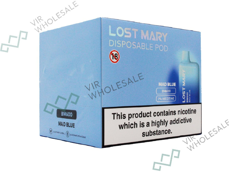 ELF BAR LOST MARY BM600 Disposable Vape - 20mg - 10 Vapes Per Box - VIR Wholesale