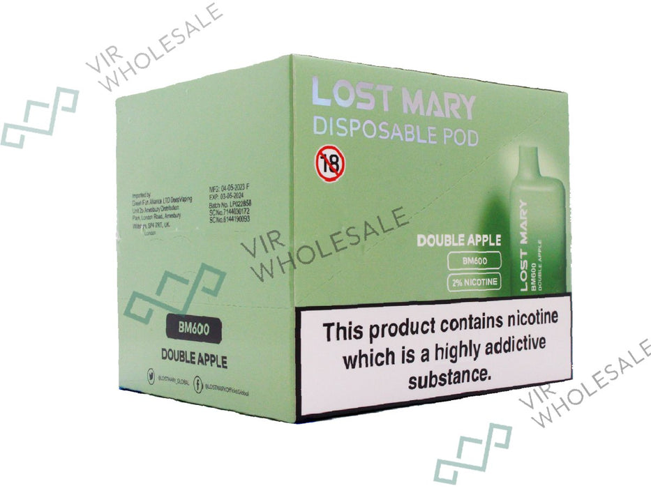 ELF BAR LOST MARY BM600 Disposable Vape - 20mg - 10 Vapes Per Box - VIR Wholesale