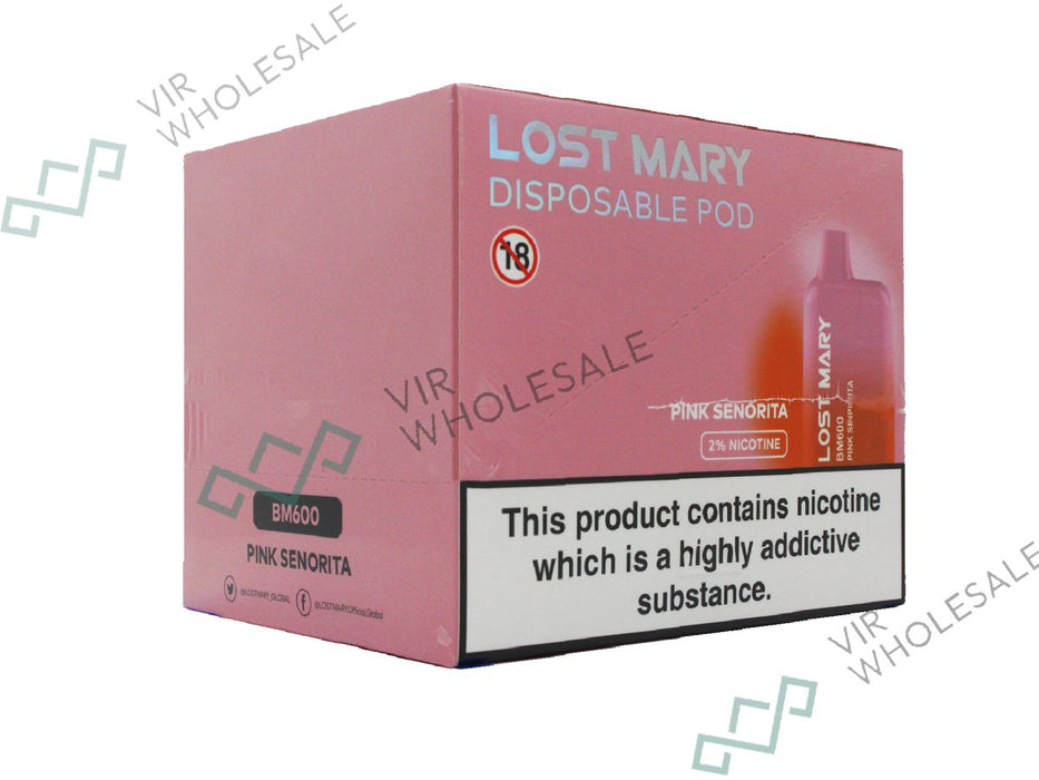 ELF BAR LOST MARY BM600 Disposable Vape - 20mg - 10 Vapes Per Box - VIR Wholesale