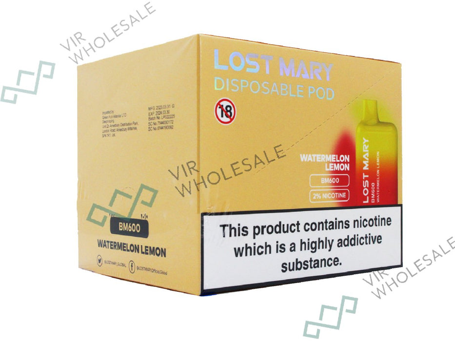 ELF BAR LOST MARY BM600 Disposable Vape - 20mg - 10 Vapes Per Box - VIR Wholesale