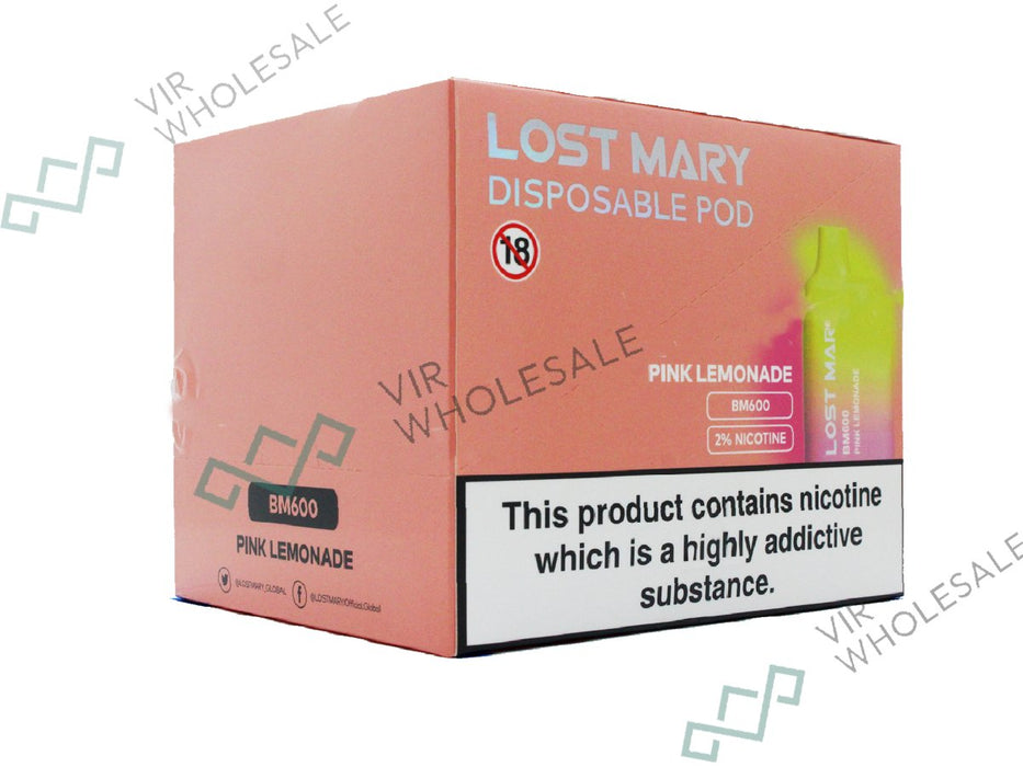 ELF BAR LOST MARY BM600 Disposable Vape - 20mg - 10 Vapes Per Box - VIR Wholesale