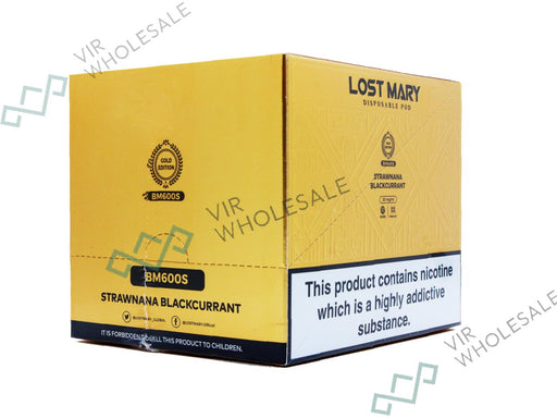 ELF BAR LOST MARY BM600 Gold Disposable Vape - 20mg - 10 Vapes Per Box (GOLD) - VIR Wholesale