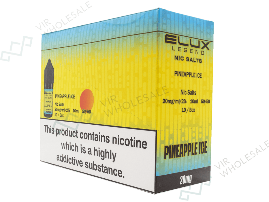 ELUX Nic Salt (Legend Salts) E-Liquids - 10 Per Box - 20mg VIR Wholesale ELUX Nic Salt (Legend Salts) E-Liquids - 10 Per Box - 20mg VIR Wholesale