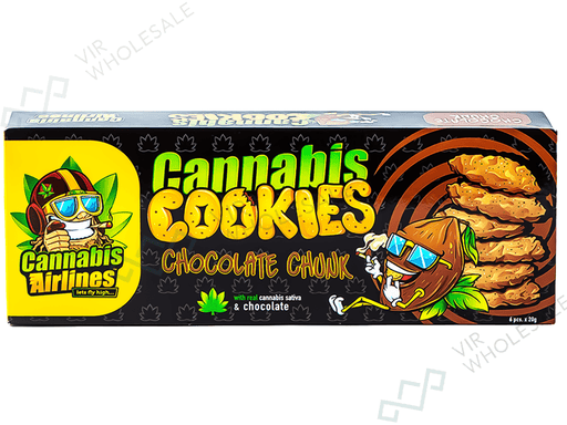 Euphoria - Canna Airlines - Canna Cookies - Chocolate Chunk - (THC Free) - VIR Wholesale