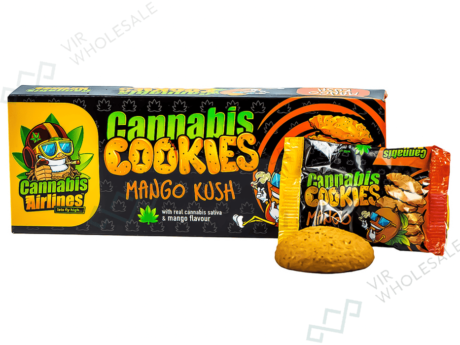 Euphoria - Canna Airlines - Canna Cookies - Mango Kush - (THC Free) - VIR Wholesale