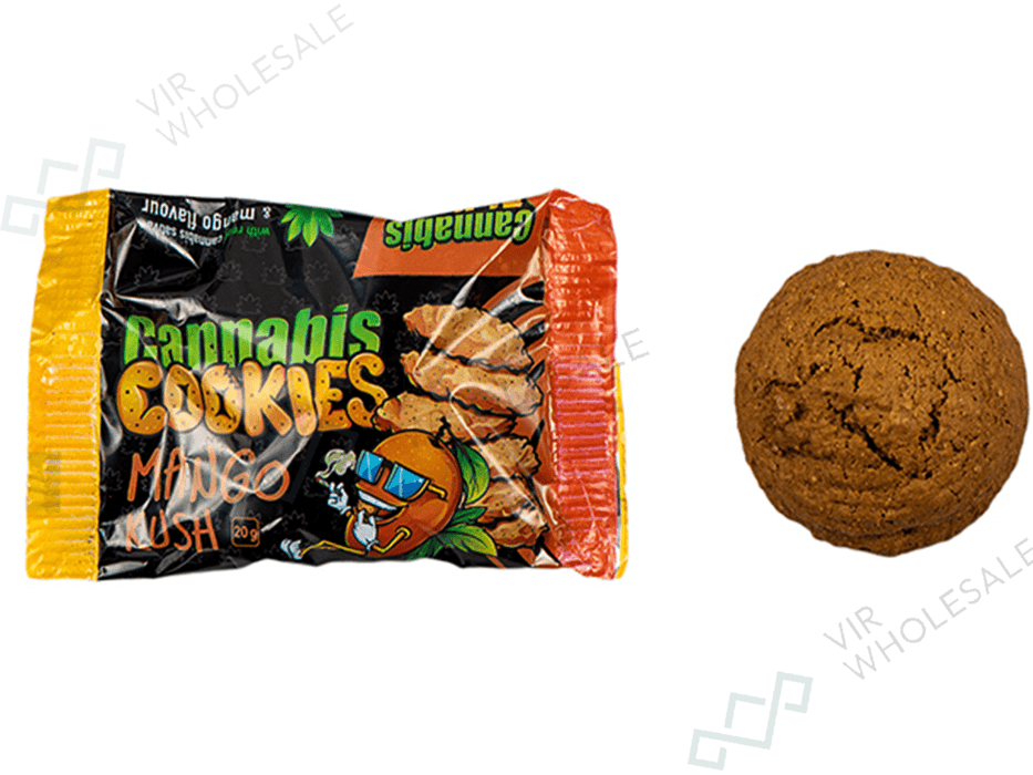 Euphoria - Canna Airlines - Canna Cookies - Mango Kush - (THC Free) - VIR Wholesale