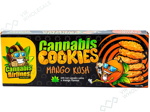 Euphoria - Canna Airlines - Canna Cookies - Mango Kush - (THC Free) - VIR Wholesale
