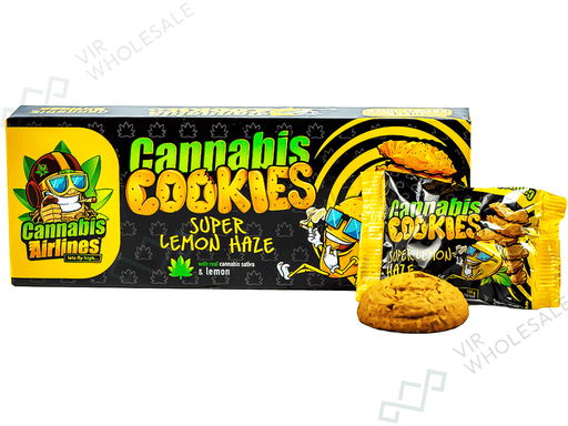 Euphoria - Canna Airlines - Canna Cookies - Super Lemon Haze - (THC Free) - VIR Wholesale