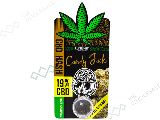 Euphoria CBD Solid Hash 19% – Candy Jack - VIR Wholesale