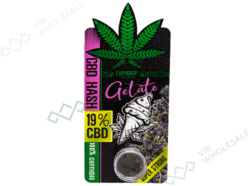 Euphoria CBD Solid Hash 19% – Gelato - VIR Wholesale