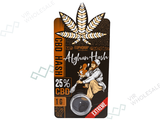 Euphoria CBD Solid Hash 25% – Afghan Hash - VIR Wholesale