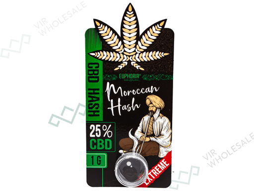 Euphoria CBD Solid Hash 25% – Moroccan Hash - VIR Wholesale
