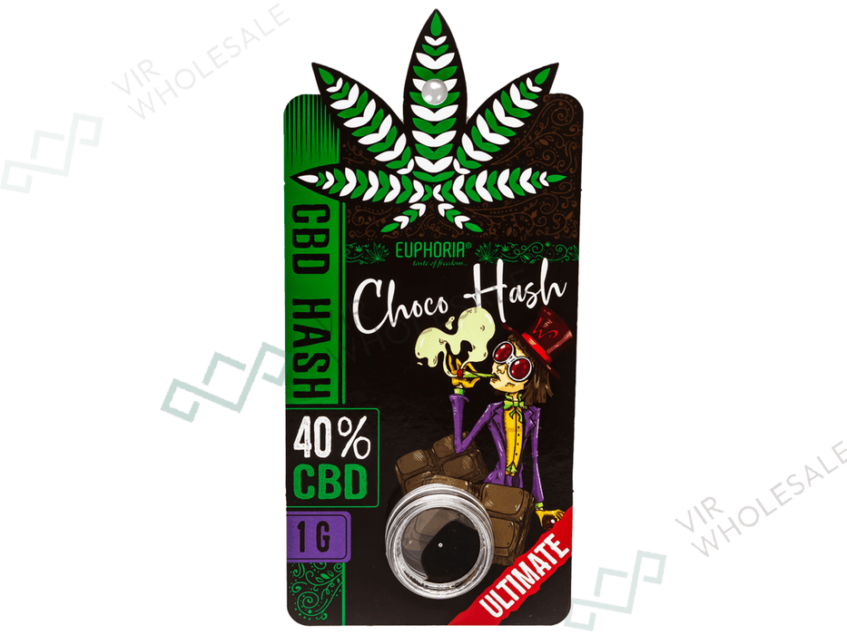 Euphoria CBD Solid Hash 40% – Choco Hash - VIR Wholesale