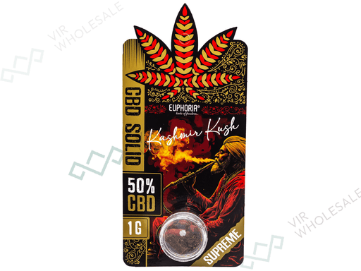 Euphoria CBD Solid Hash 50% – Kashmir Kush - VIR Wholesale
