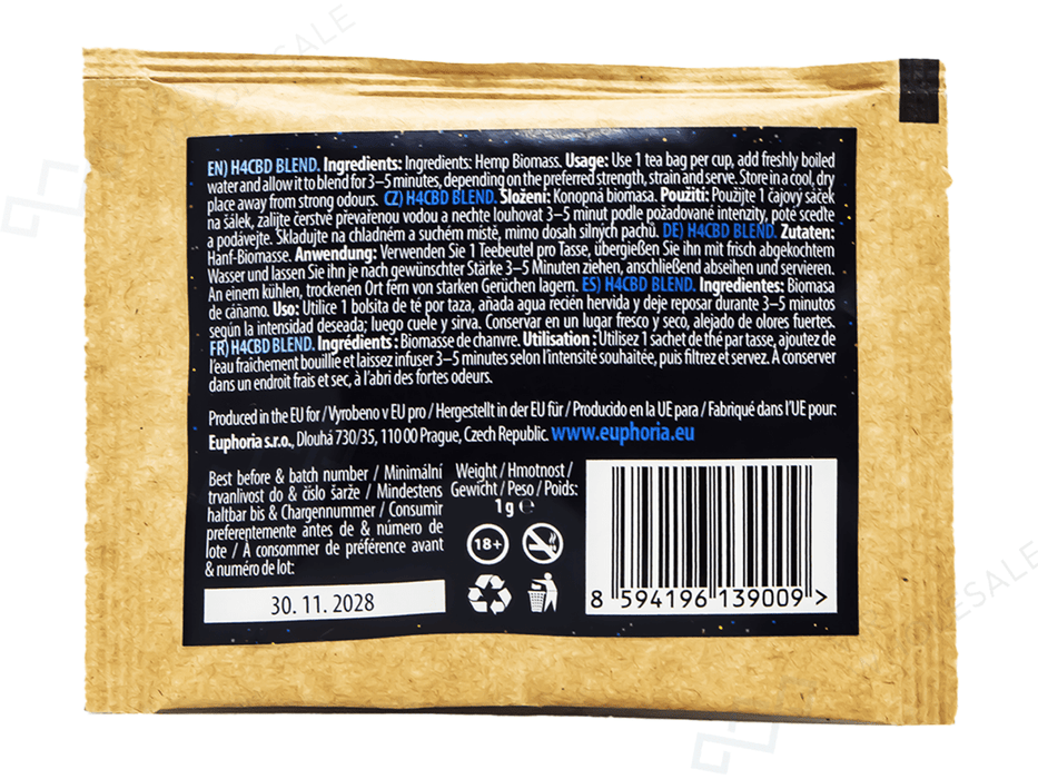EUPHORIA H4CBD BLEND BUNDLE – INCLUDES STASH POT & HEMP CONES 3 PACK - VIR Wholesale