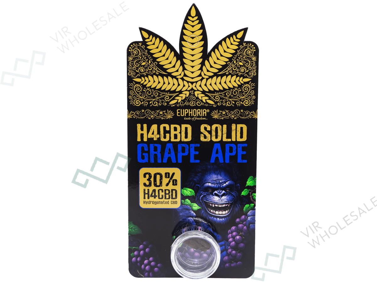 Euphoria H4CBD Solid Hash 30% – Grape Ape — VIR Wholesale