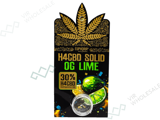 Euphoria H4CBD Solid Hash 30% – OG Lime - VIR Wholesale