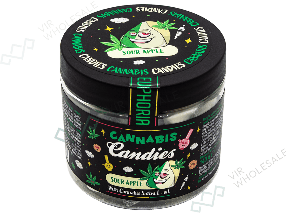 Euphoria Hard Candy – Sour Apple (175g / 140mg) - VIR Wholesale