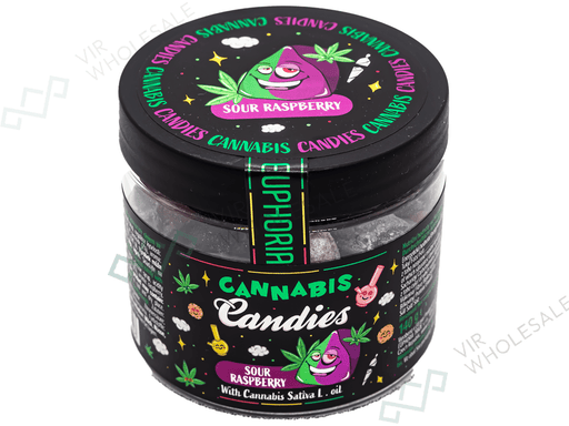 Euphoria Hard Candy – Sour Raspberry (175g / 140mg) - VIR Wholesale