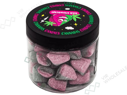 Euphoria Hard Candy – Sour Strawberry (175g / 140mg) - VIR Wholesale