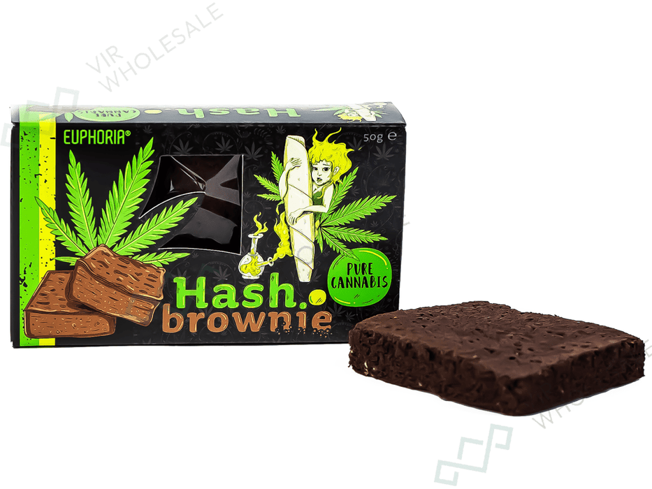Euphoria Hash Brownie Pure Canna - (THC Free) - VIR Wholesale