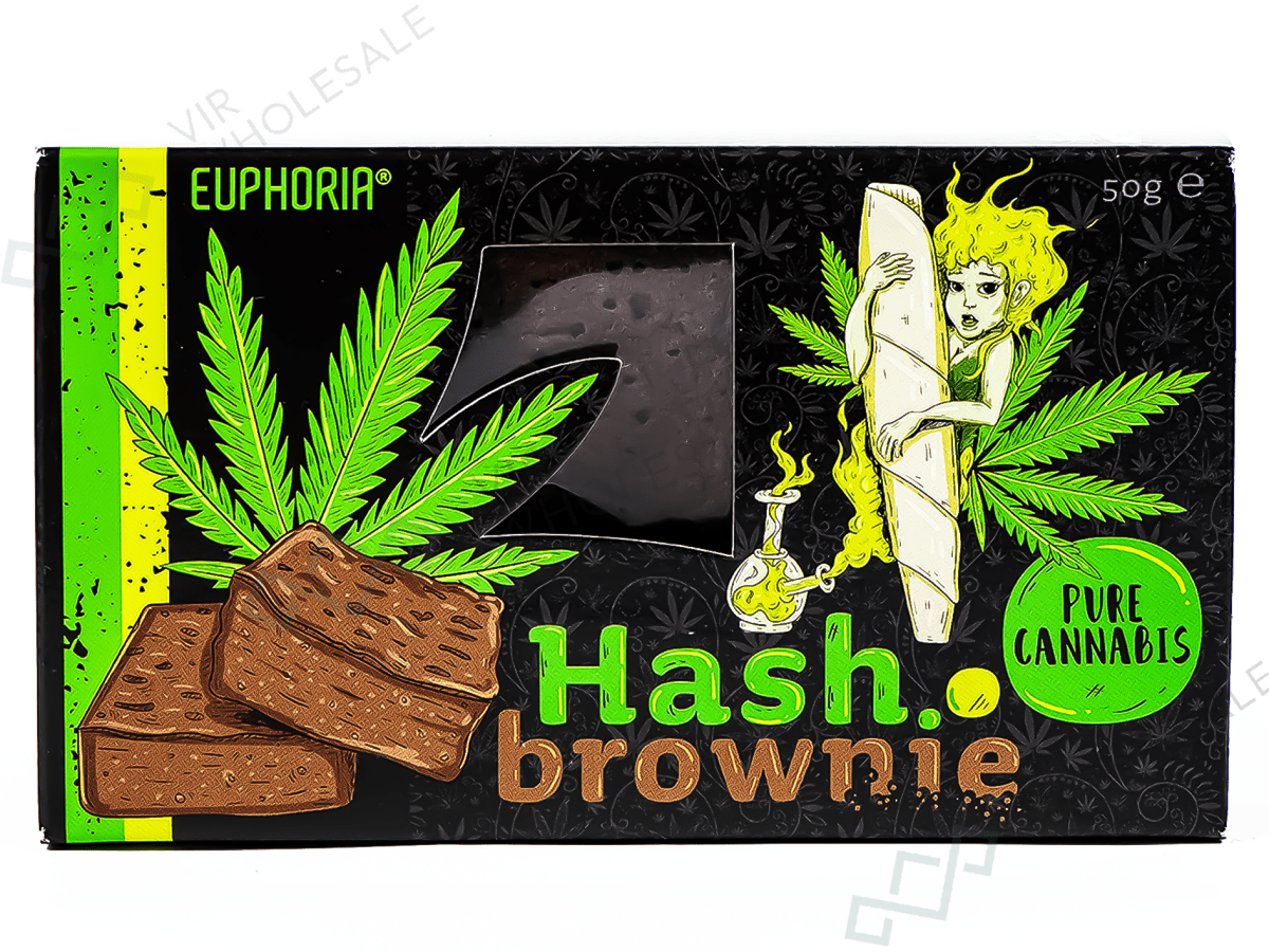 Euphoria Hash Brownie Pure Canna - (THC Free) — VIR Wholesale