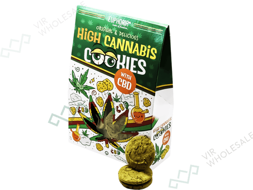 Euphoria High Canna Cookies - Original (THC Free) - VIR Wholesale