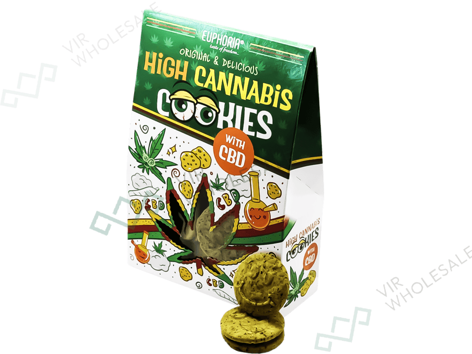 Euphoria High Canna Cookies - Original (THC Free) - VIR Wholesale