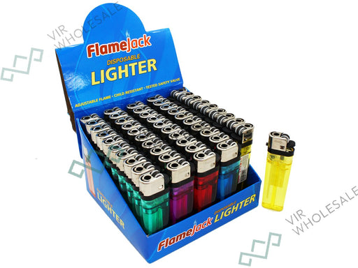 Flamejack Disposable Lighter - 50 Pack - VIR Wholesale