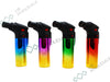 Flamejack Lighter Turbo Let Flame Big - 20 Pack Rainbow 4 Assorted Designs - VIR Wholesale