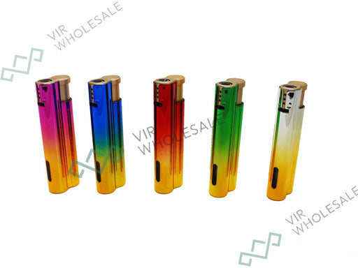 Flamejack Metal Windproof Jet Flame Lighter - 25 Pack - VIR Wholesale