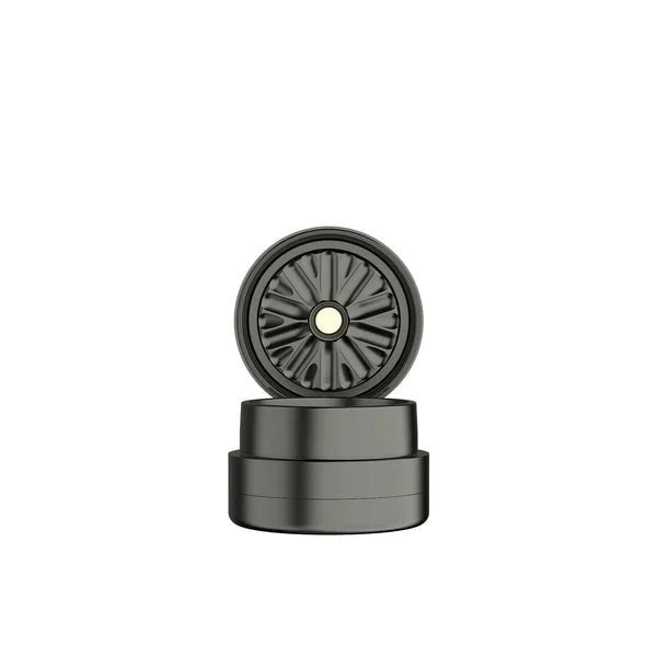 Flower Mill Next-Gen Standard 2.5"Grinder - Gun Metal (Silver) - VIR Wholesale