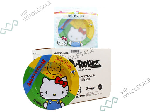 G - Rollz Ashtrays - Hello Kitty Assorted Designs (Full Box Of 10) - VIR Wholesale