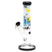 G-Rollz Banksy’s Graffiti Bulletproof Dove Straight Bong White 35cm Ø50mm SG29.2mm – Ice Catcher & Chillum - VIR Wholesale