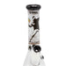 G-Rollz Banksy’s Graffiti Flower Thrower Beaker Bong White 29cm Ø40mm SG18.8mm – Spiral Percolator Ice Catcher - VIR Wholesale
