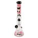 G - ROLLZ | Banksy's Graffiti 'Panda Gunnin' - Pink Beaker Bong H:35cm - Ø:40mm - VIR Wholesale