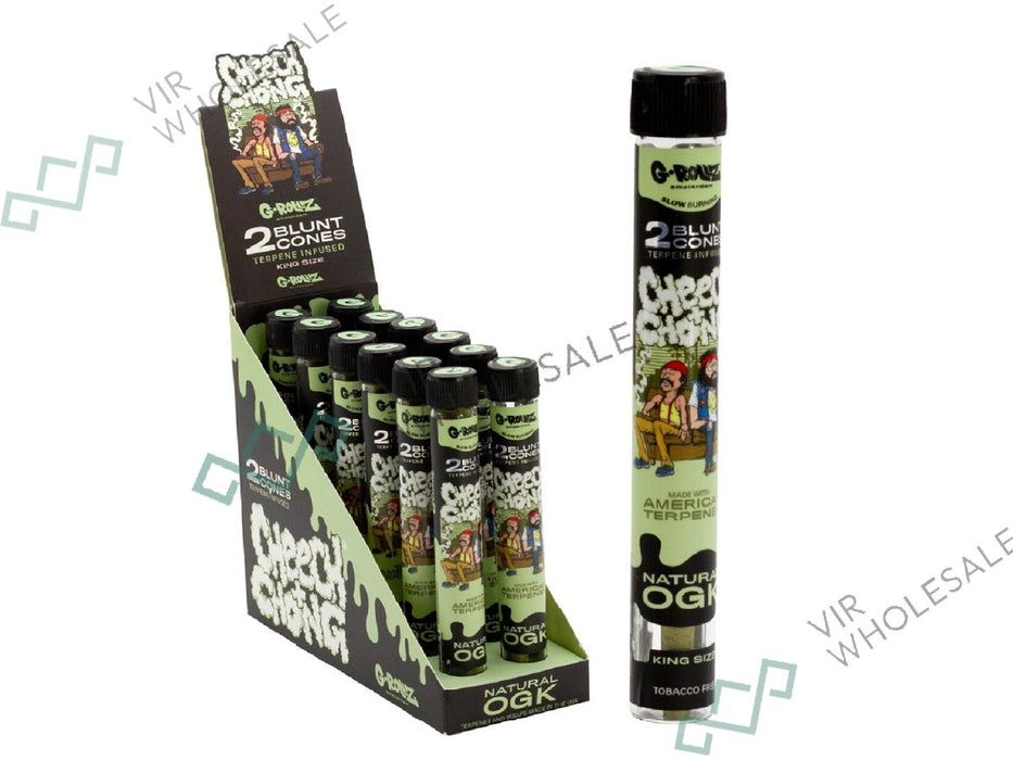 Ogk Disposable Vape G-ROLLZ Blunt Cones (Cheech & Chong) - 12 Tubes Per Box OGK Live Ogk Disposable Vape G-ROLLZ Blunt Cones (Cheech & Chong) - 12 Tubes Per Box OGK Live