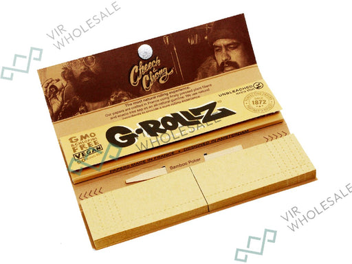 G - Rollz Cheech & Chong King Size Slim Papers + Tips - VIR Wholesale