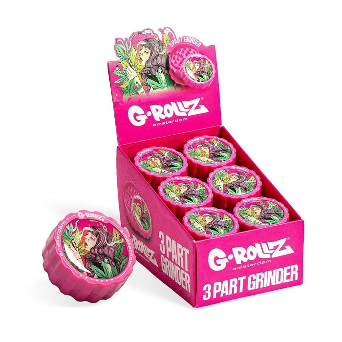 G-Rollz Collector 3-Part Grinder 53mm ‘Colossal Dream’ (18pcs Display) - VIR Wholesale