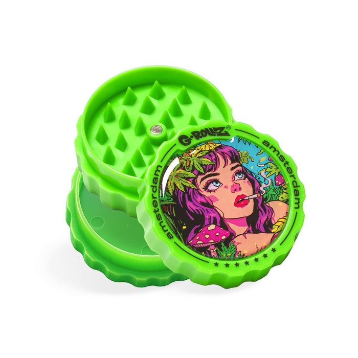 G-Rollz Collector 3-Part Grinder 53mm 'Jungle' (18pcs Display) - VIR Wholesale