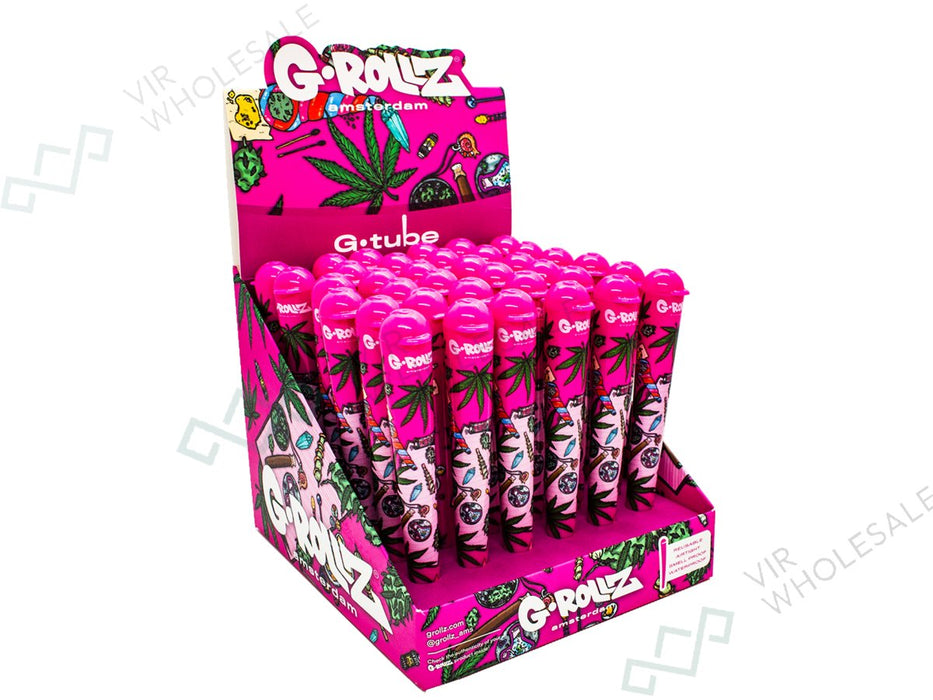 G Rollz Cone Holders - Picnic Candy Pink (36pcs) - VIR Wholesale