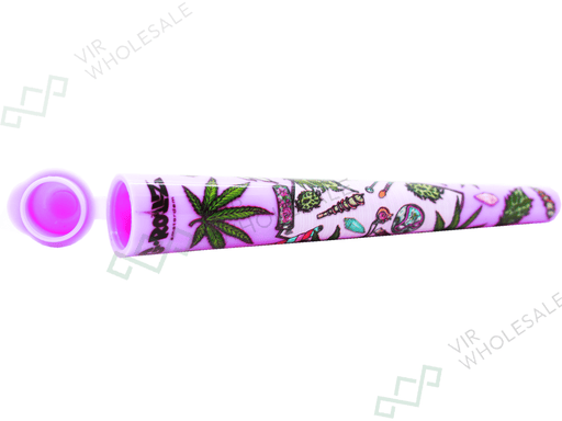 G - ROLLZ Cone Holders - Picnic Design Purple (36pcs) - VIR Wholesale