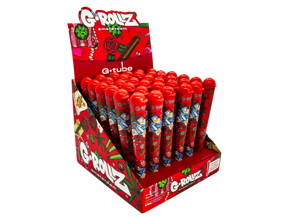 G - ROLLZ Cone Holders - Picnic Design Red (36pcs) - VIR Wholesale