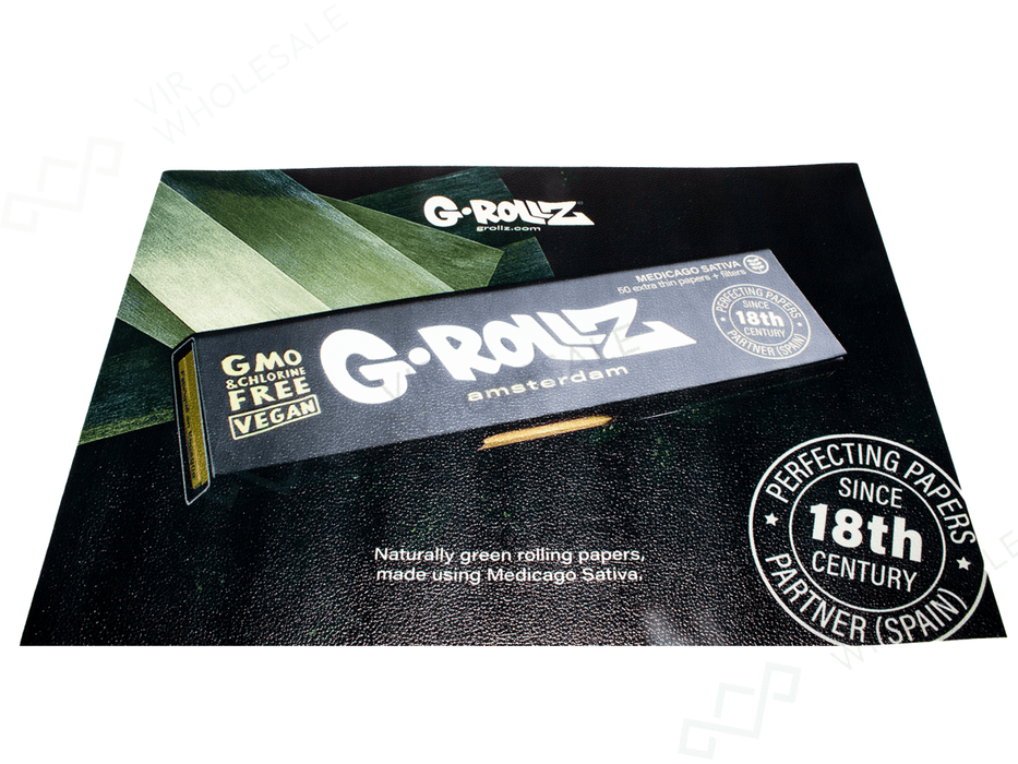 G - ROLLZ Counter Mat – Black - VIR Wholesale