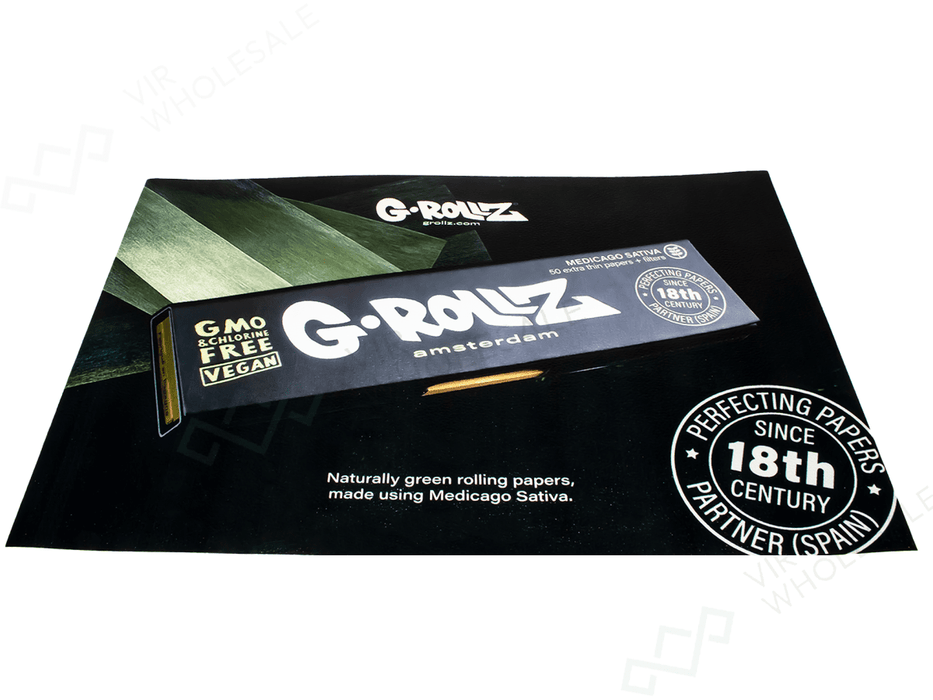 G - ROLLZ Counter Mat – Black - VIR Wholesale